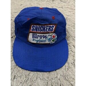 EURO 96/1996 ENGLAND:  SNICKERS FOOTBALL HAT/CAP: PRE-OWNED GOOD CONDITION LOOK!